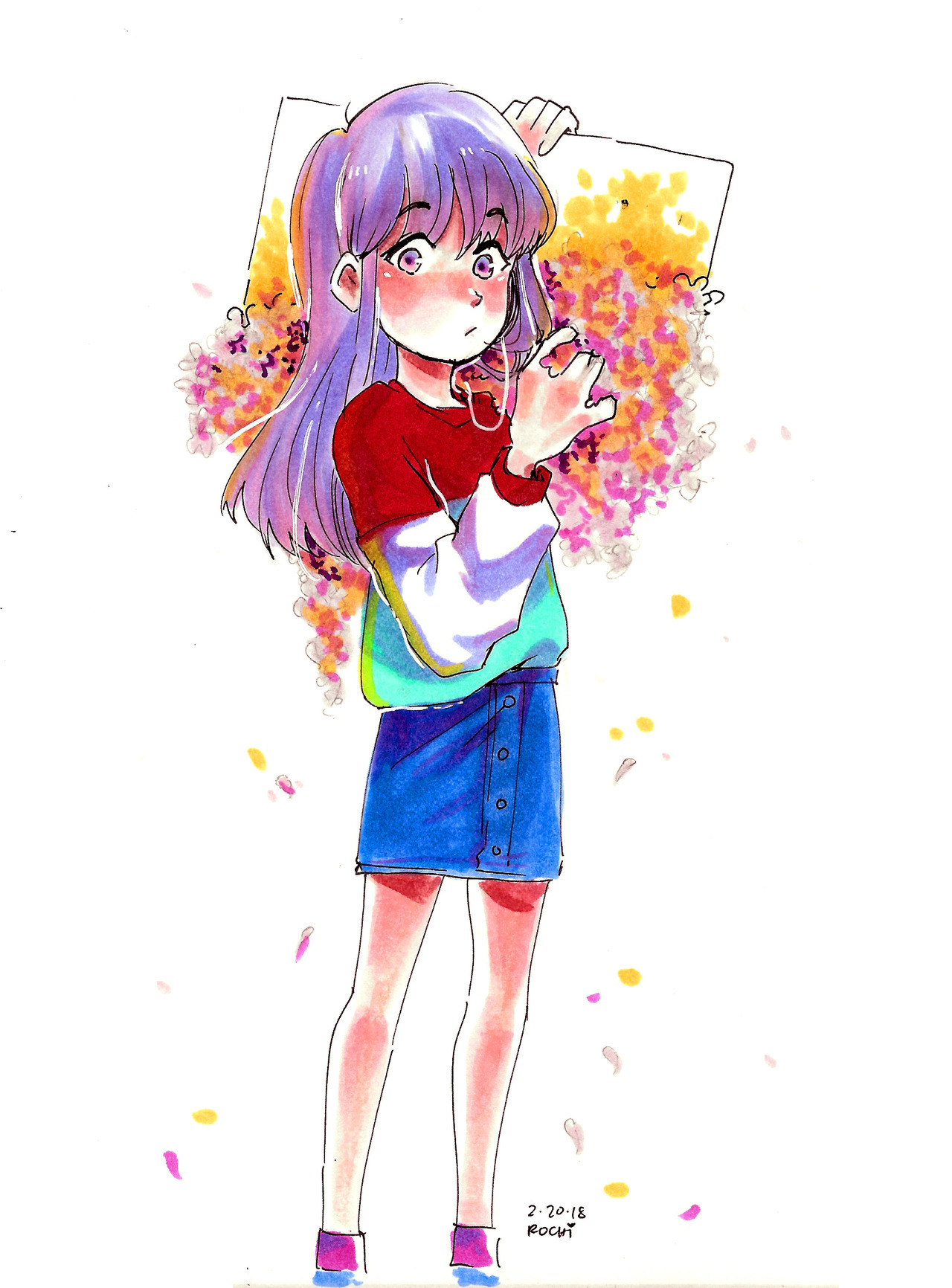 rochichan:  i’ve been practicing with my copics lately cause work makes me tired