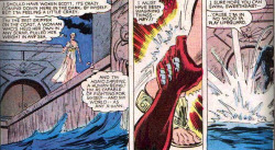 baby-in-coma:  I’m reading X-Men #150 and Wolverine threw an innocent woman into the ocean for no reason