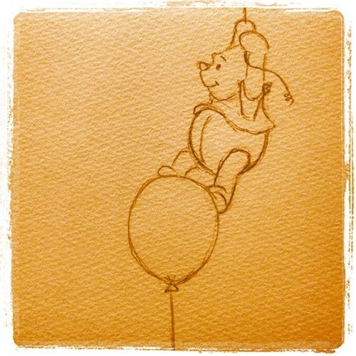 イラスト Winnie The Pooh くまのプーさん 下絵 Disney Pooh