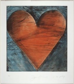 philamuseum:”The Philadelphia Heart,” 1984, by Jim Dine (Gift of the Friends of the Philadelphia Museum of Art) © Jim Dine/Artists Rights Society (ARS).