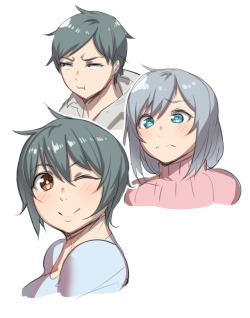 Mr-Ndc:  More Sketcheswanted To Give Natsumi And Them Cleaner Haircut :D