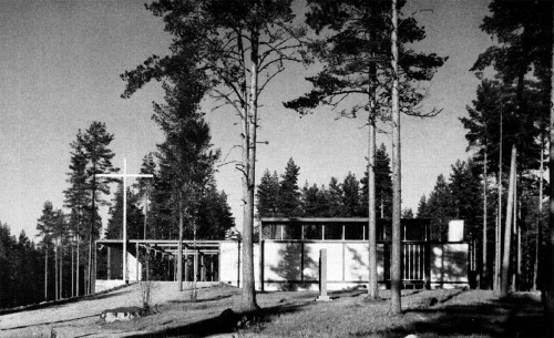 Chapel and cemetery in JärvenpääJärvenpää, Uusimaa, Finland; 1950sTarja + Esko Toivainen (chapel arc