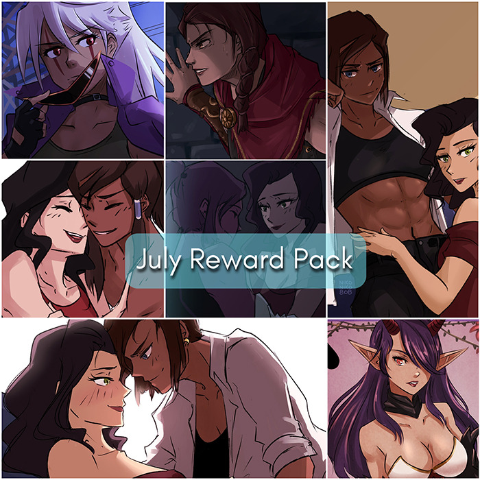 nikoniko808: Previews of some pics that will be available in this months reward pack!