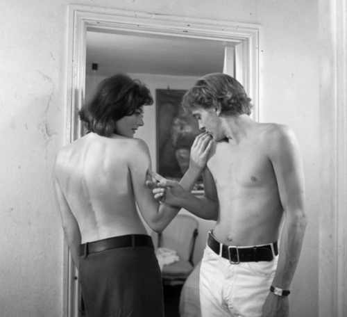 24hoursinthelifeofawoman: Vanessa Redgrave and David Hemmings in Blow-Up directed by Michelangelo An