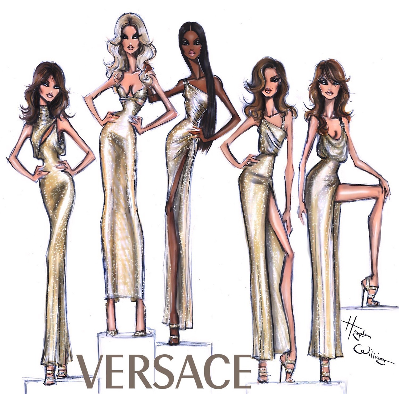 Fashion — Versace SS18 reunion featuring 90s supermodels