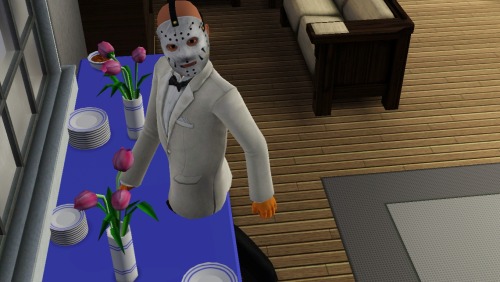 simsgonewrong:They told me I could become anythingSo I became a buffet table