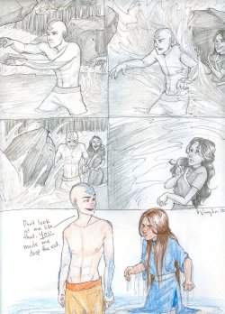 auroralynne:  ahealersheart:   Karma by *burdge-bug  UNF aang put a shirt on  No! Why would you say that?