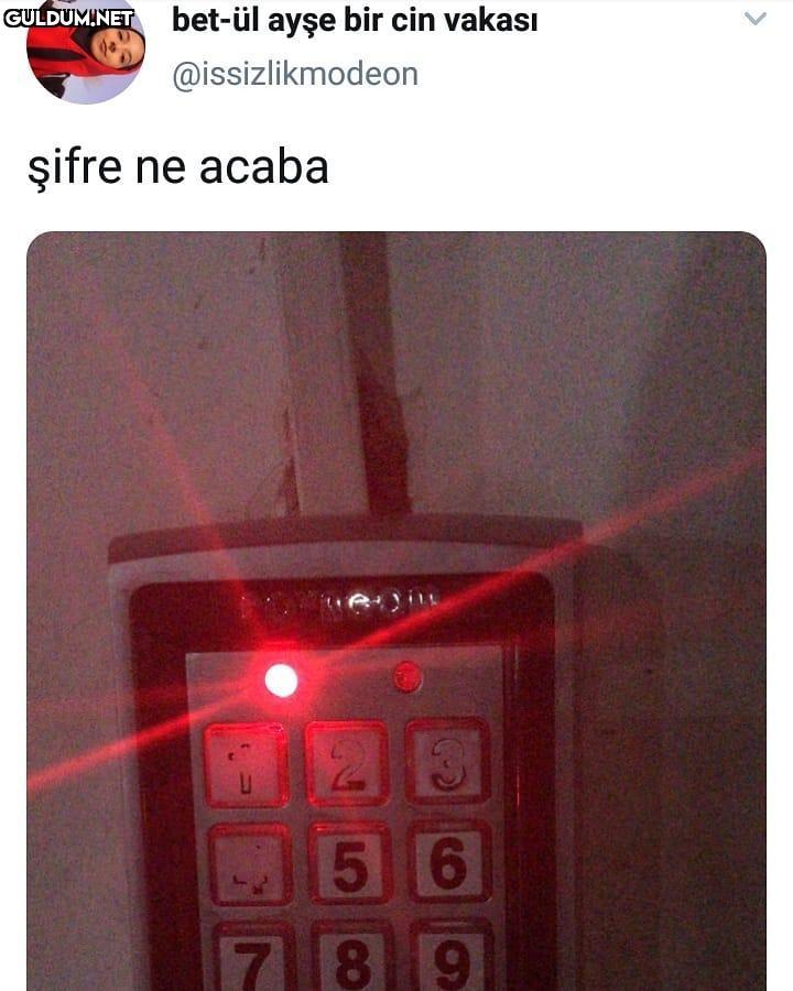 şifre ne acaba