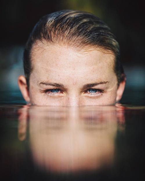 Combination of @nicoleeddy , Maldives , 100mm 2.8 & @aquatech_imagingsolutions housing #portrait