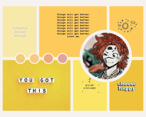 Joe Tazuna moodboards for @yoony56 with themes of positivity!I made these pretty yellow because I th