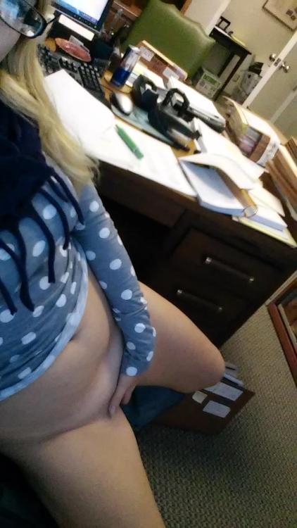 shooting-myself:  Masturbating at the Office porn pictures