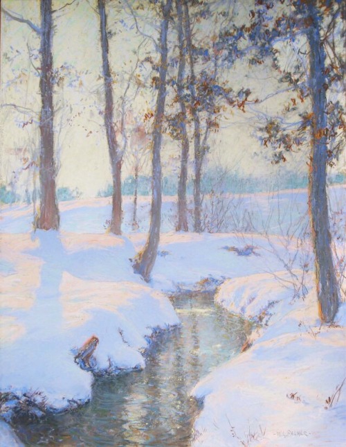 XXX art-is-art-is-art:  Brook in Winter, Walter photo