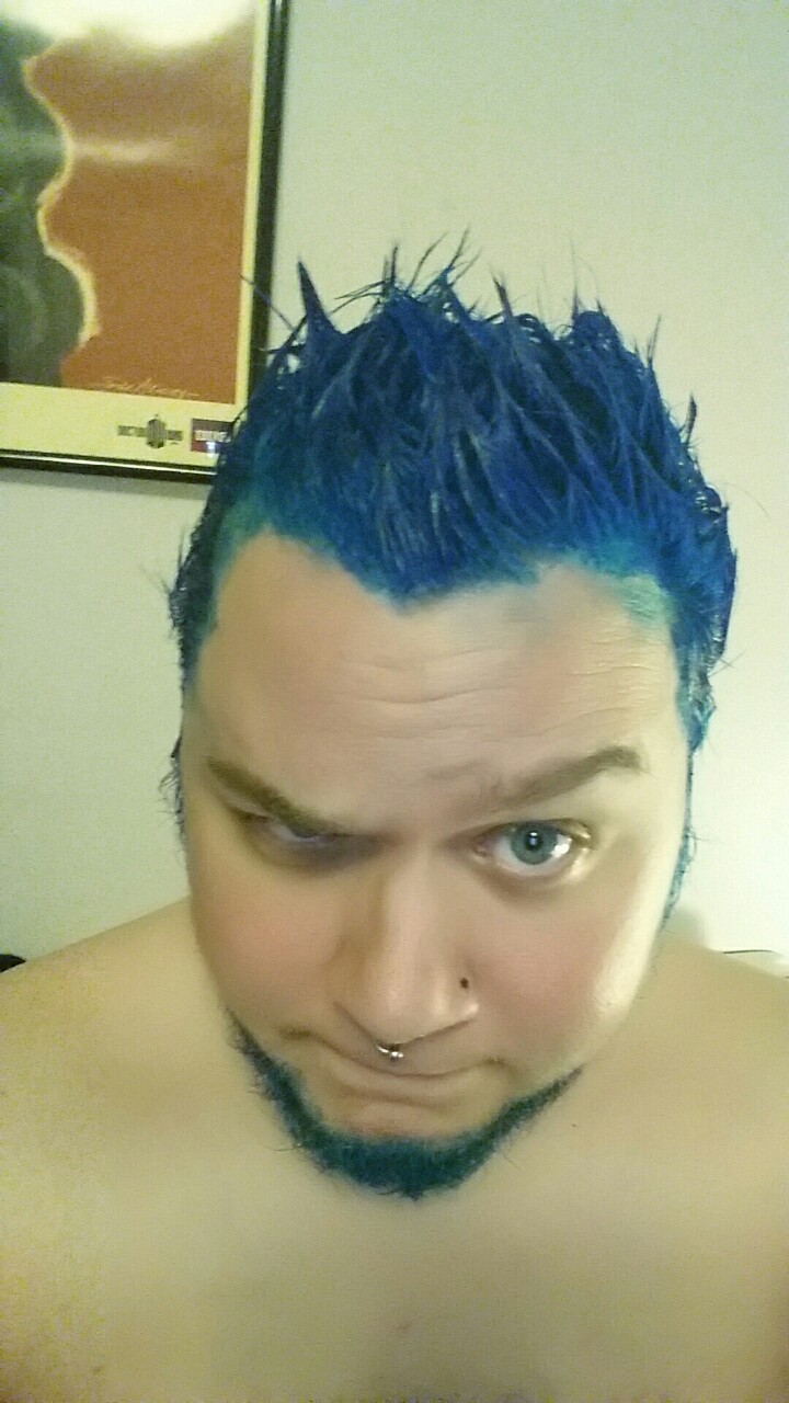 bearswithantlers:  Ion Color Brilliance Sky Blue:Round 2  PROCESS!