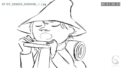 hurry-up-snufkin:the google drive has an animatic clip video in it and oh my he is too precious