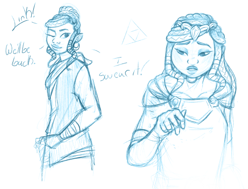 Just some Tetra doodles ‘cause I miss my spunky lil’ pirate captain.