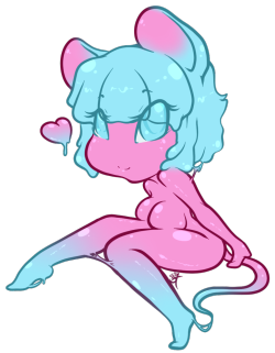Third prize from my follower giveaway for TastyTriss of the adorable goo mouse Swirl &lt;3