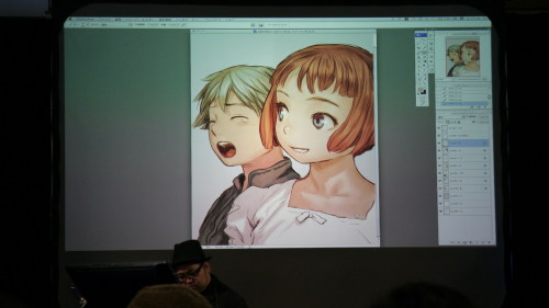 jankn:  Range Murata live drawing session!  Wow! This must have been an awesome experience for you! 