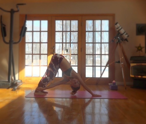 Downward dog with a twist is one of my favorites :) 