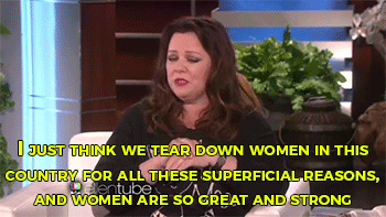 sizvideos:  Melissa McCarthy shuts down reporter who criticized her appearanceVideo