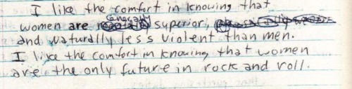seaclovers: kurt cobain’s journal entries.