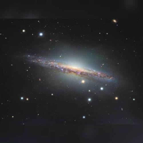 XXX NGC 1055 Close-up #nasa #apod #eso #naoj photo