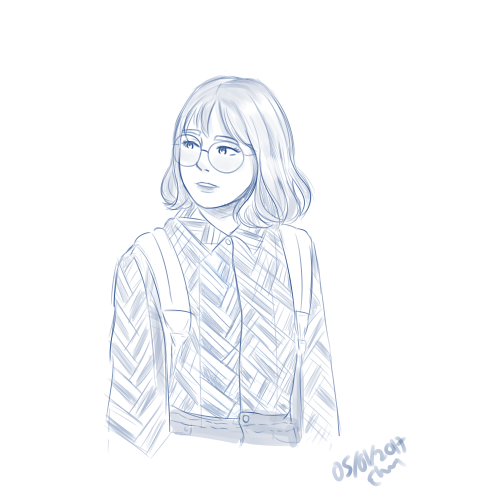 A sketch of Choi yoojung from ioi, gosh I will Miss them TT