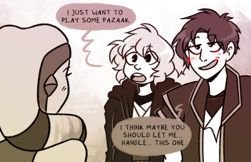 This is probably the moment in Exile’s life she learned she may be a bit posessive of ppl she 