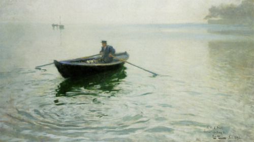 dappledwithshadow:  Fritz Thaulow(Norwegian, 1847 - 1906) 