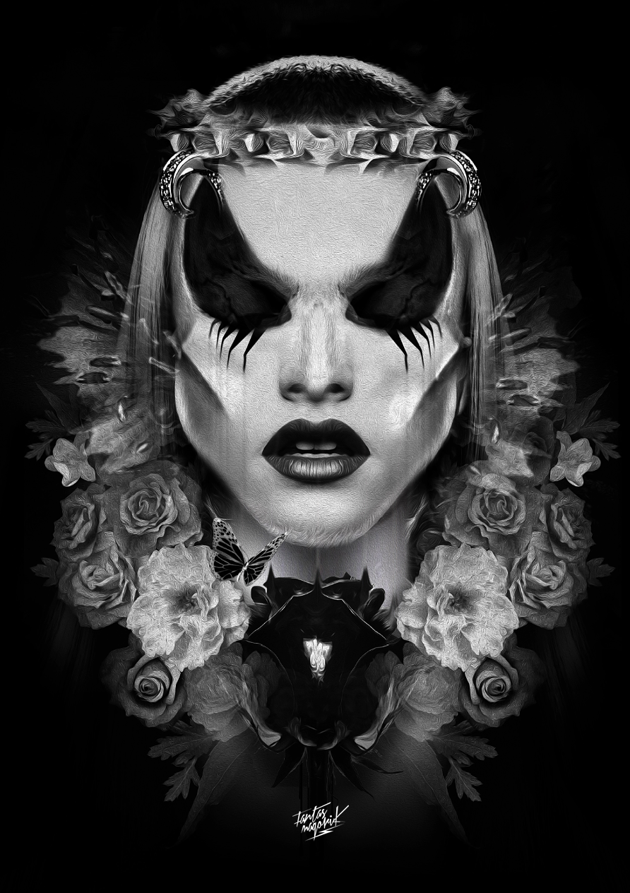 artagainstsociety:  Dark Queen II by Obery Nicolas