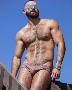 hairyonholiday:  For MORE HOT HAIRY guys-Check