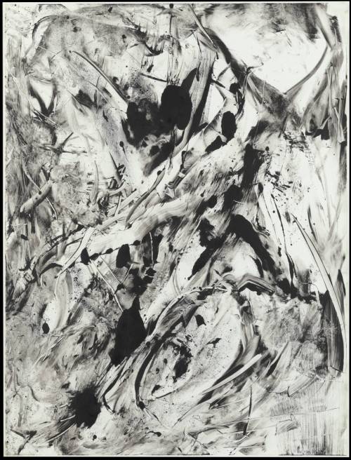 EMILIO VEDOVA / “UNTITLED” / 1989[relief print on paper | 107.5 x 142.4 cm.]