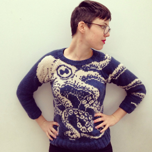 cimness:(via Ravelry: Vicbond’s 10,000 leagues under the sea Sweater)