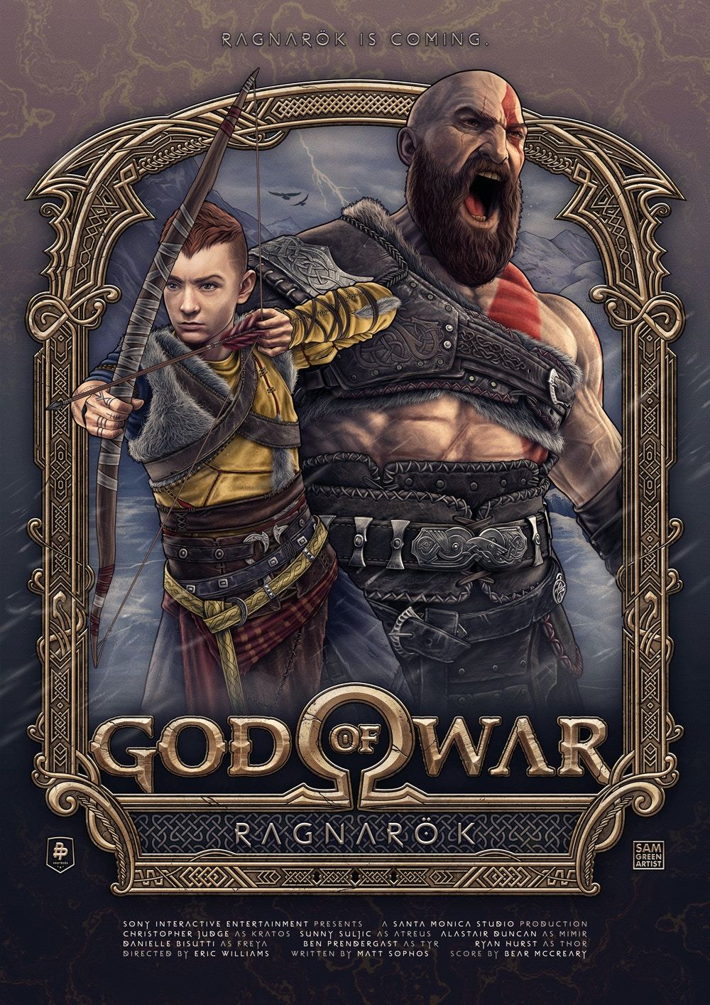 God Of War Ragnarök Is Coming Kratos, Atreus And Thor T-Shirt