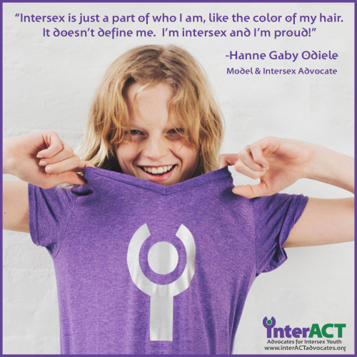 Check these quotes from new intersex advocate & activist Hanne Gaby Odiele! We are so proud of h