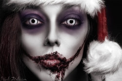 darkkaart:  Christmas Zombieby Sivali-Delirium