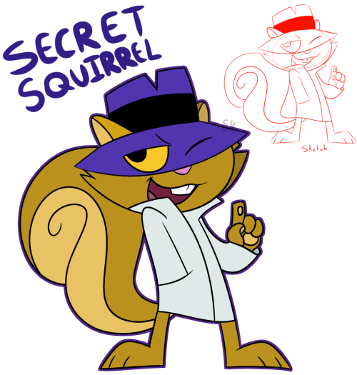 Designs For A Secret Squirrel Reboot Ive Dreamed Of Making That Will Never Be Because Reasons