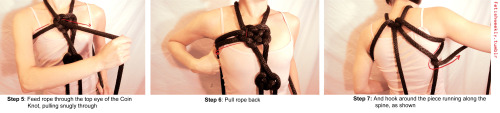 Shibari Tutorial: Coin Basket Harness Video on how to tie the Coin Knot here! Video on how to tie th