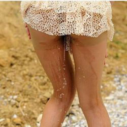 Pee soaked knickers
