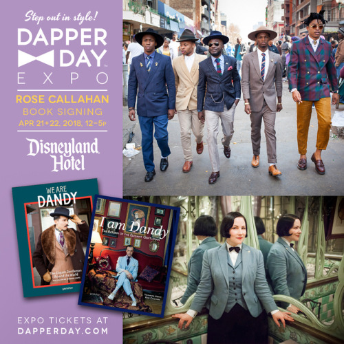 One week away!! I’ll be signing my books #IamDandy and #WeAreDandy at the @DapperDayExpo at th