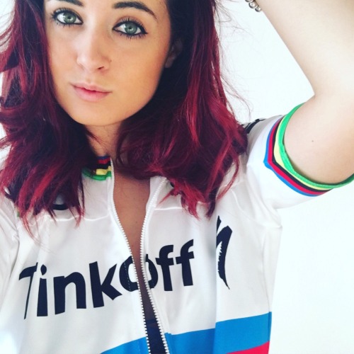 Green Eyed Tinkoff Cycling Girl