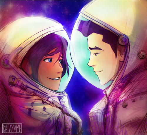 kai-mk:look at the stars, look how they shine for you happy makorra IN SPACE