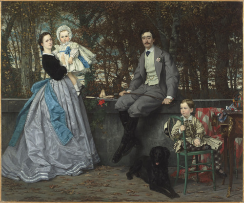 Portrait of the Marquis and Marquise de Miramon and Their ChildrenJames Tissot (French; 1836–1902)18