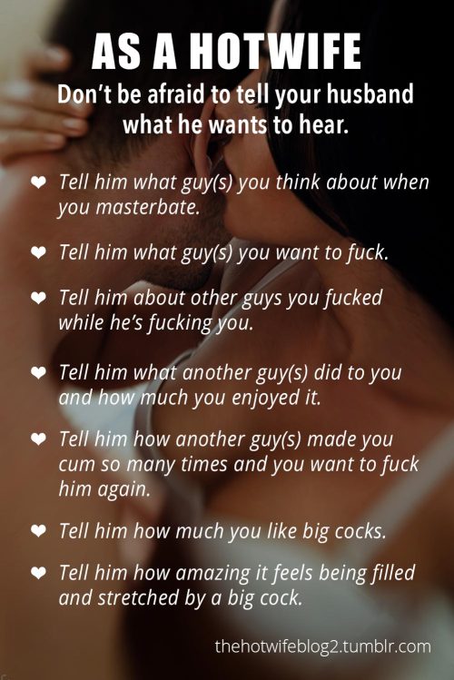 erotichotwife:hotwivesandhotmoms:faithful-adultery:Pretty solid list. Yes PLEASE!Check…..check….chec