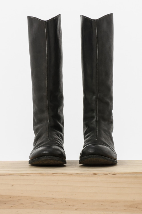 new arrivals [via] re. porter — a1923 - oiled horse leather back zip tall boot, sz. 40 — re. porter 