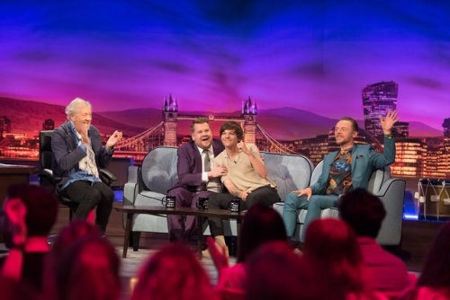 lthqs:@latelateshow Look at this bunch of sweeties!Don’t miss @IanMcKellen, @Louis_Tomlinson and @si