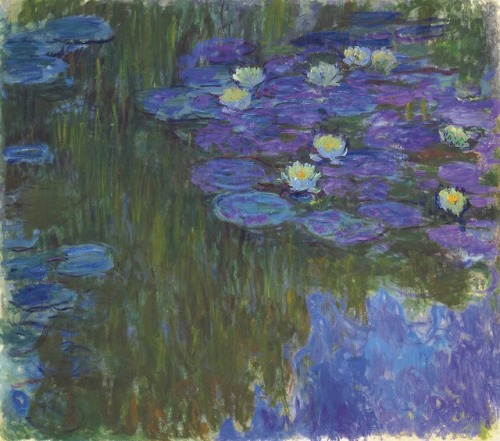 Nymphéas en fleur (ca. 1914-17) - Claude Monet