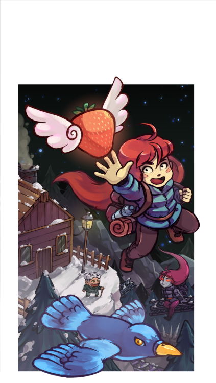  Original Celeste concept arts by Amora Bettany 