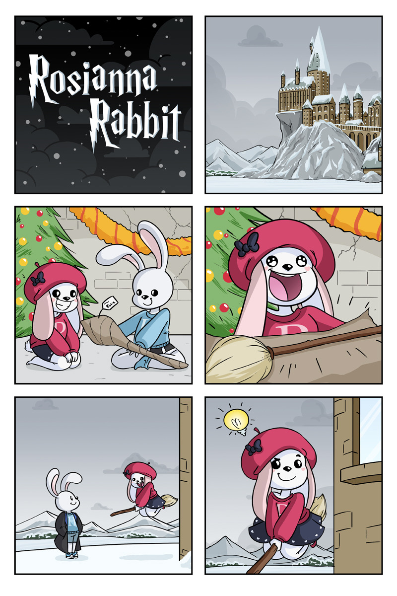 rosiannarabbit:  Rosianna Rabbit | 057 Knobheads and Broomsticks. Rosianna Rabbit