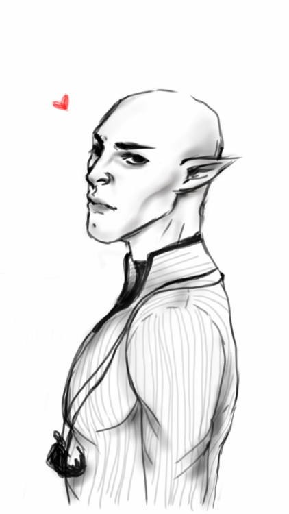 aspiring-to-be-a-cat:That moment when all you can draw is Solas cause you’re so deep in solavellan h