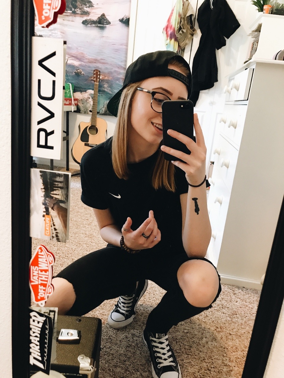 seaside-sigh:wears all black year round bc emo af